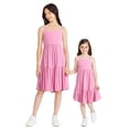 thumbnail image 3 of Robe chiffonnée à encolure bain-de-soleil George pour filles, 3 of 6
