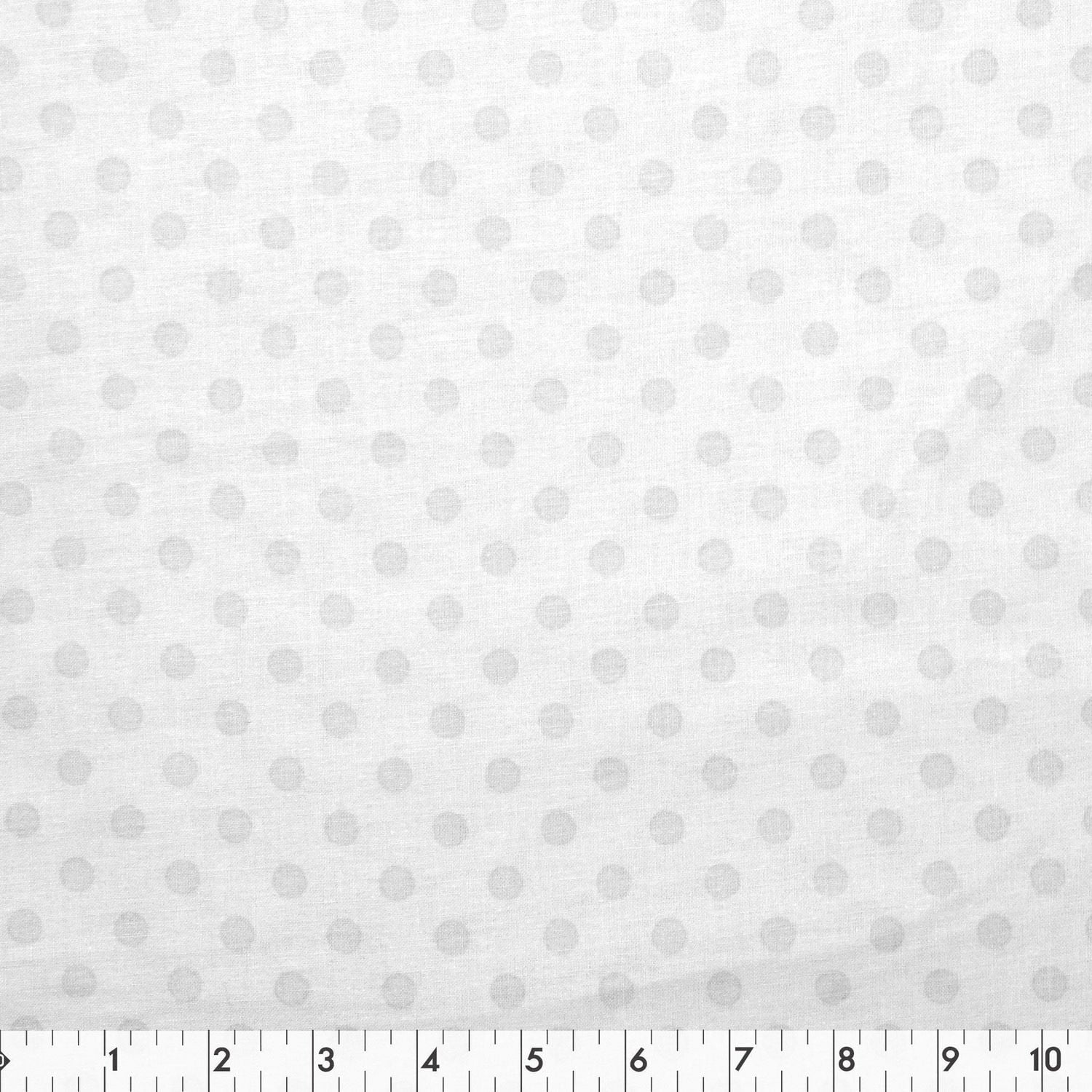 Fabric Creations Gray Polka Dots Cotton Fabric by the Metre Walmart