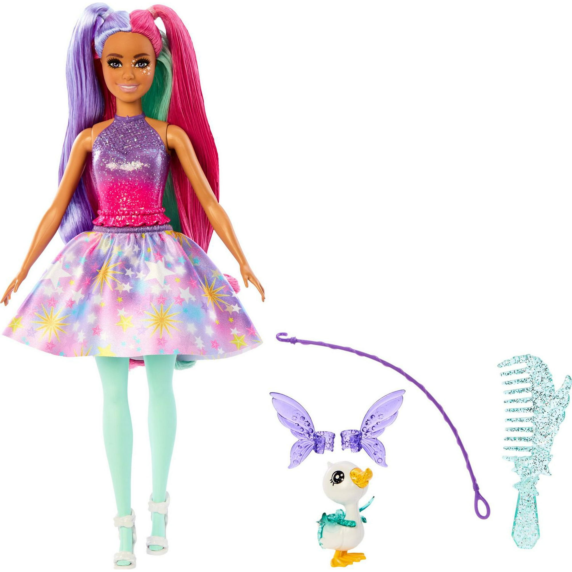 Barbie Doll with Fairytale Outfit and Pet, The Glyph, Barbie A Touch of  Magic 