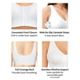 thumbnail image 3 of Exquisite Form  #9601000 FULLY Seamless Full-Coverage Bra, Wire-Free, Front Closure, 3 of 8