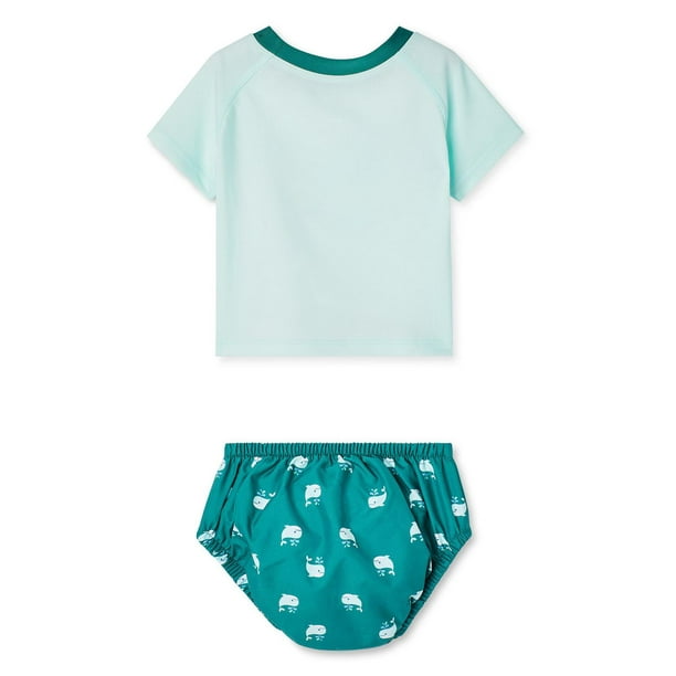 George Baby Boys' Swim Diaper 2-Piece Set 