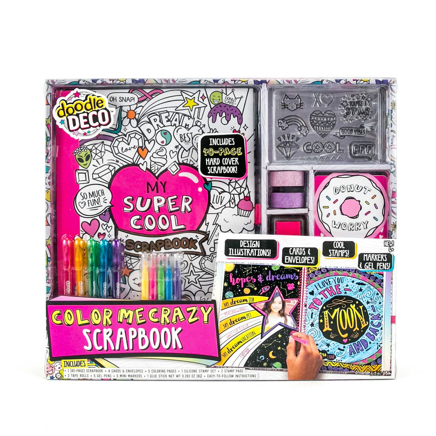 Doodle Deco colour Me Crazy Scrapbook Kit Walmart Canada
