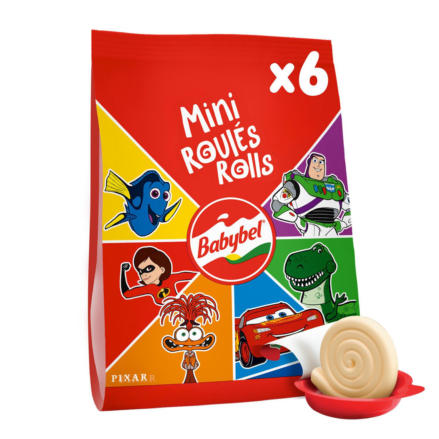 Babybel Mini Rolls Cheese Snacks 6P