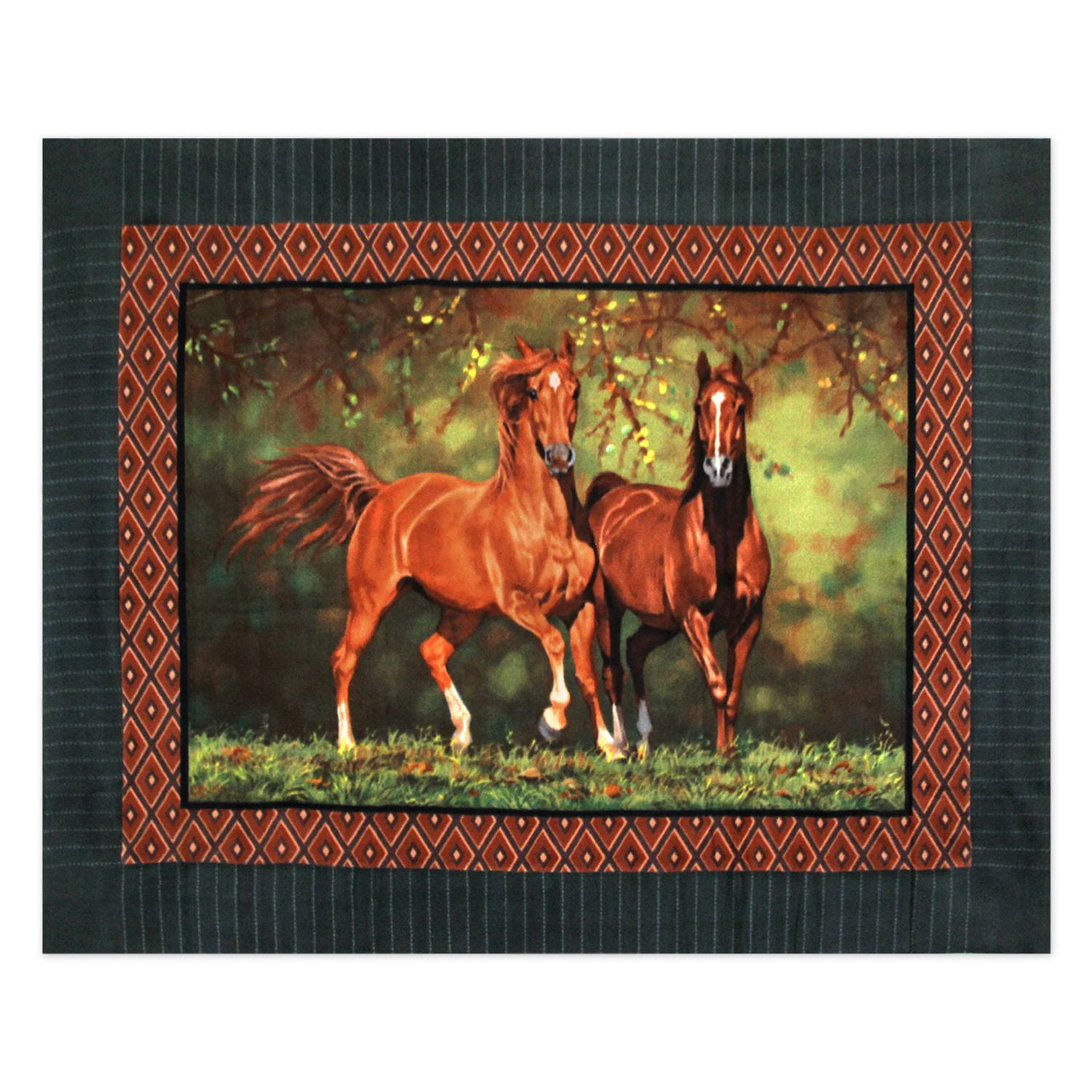 Wildwings Horses No Sew Throw Fleece Blanket Kit Walmart Canada