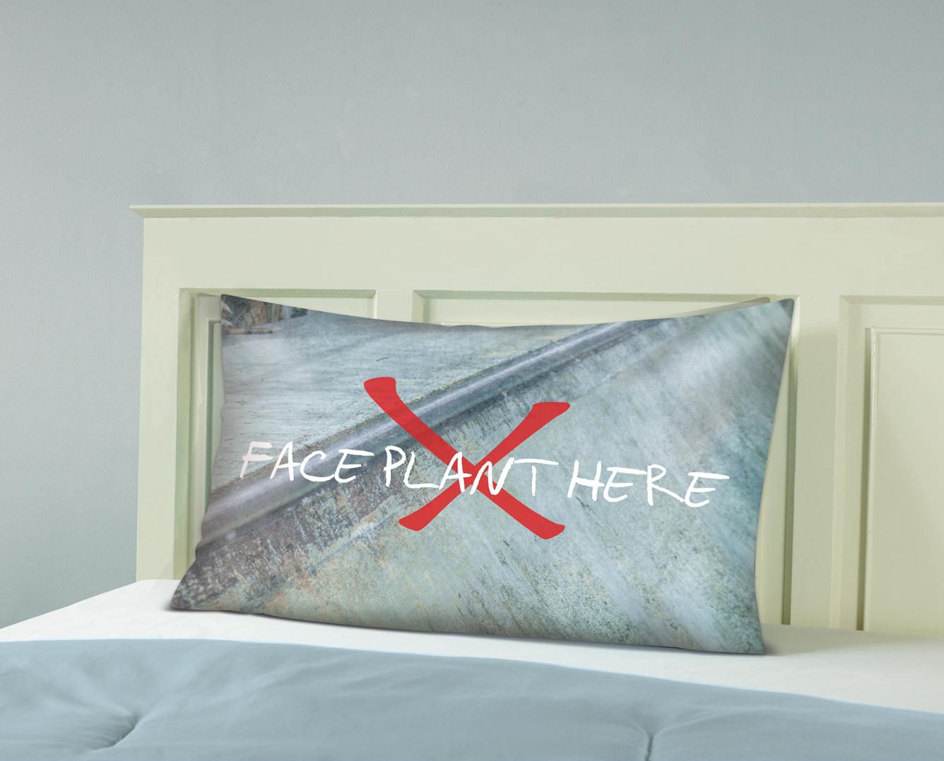 Mainstays Kids "Face Plant Here" Pillowcase Walmart Canada