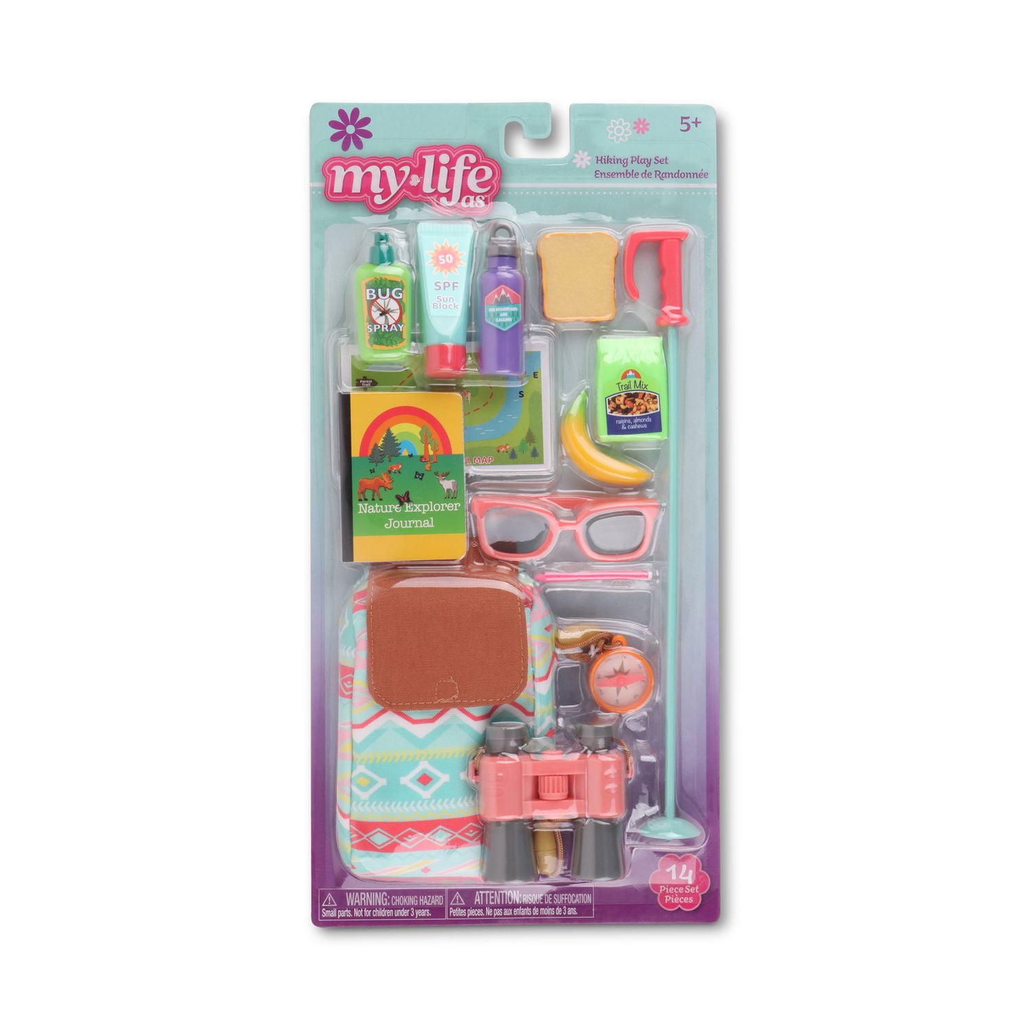 Hiking Accessories Set, Playset for 6-inch Dolls