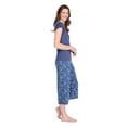 thumbnail image 2 of George Women's Two Piece Capri Pajama Set, 2 of 6