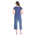 thumbnail image 3 of George Women's Two Piece Capri Pajama Set, 3 of 6