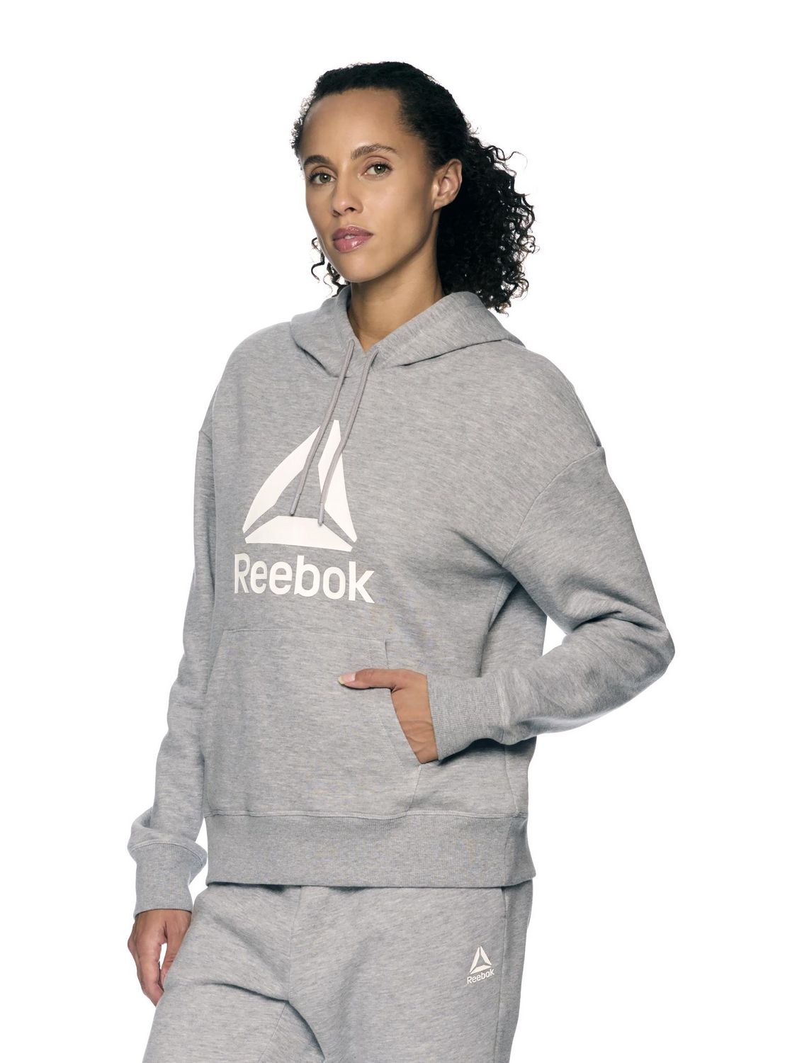 Sweat à capuche polaire pour femme Reebok