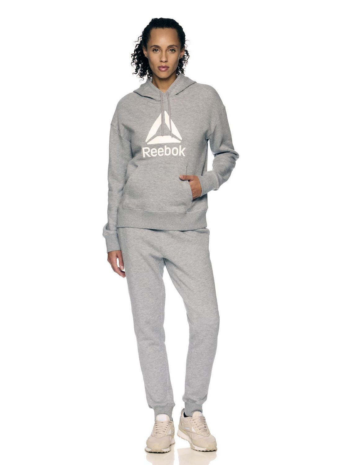 Sweat à capuche polaire pour femme Reebok