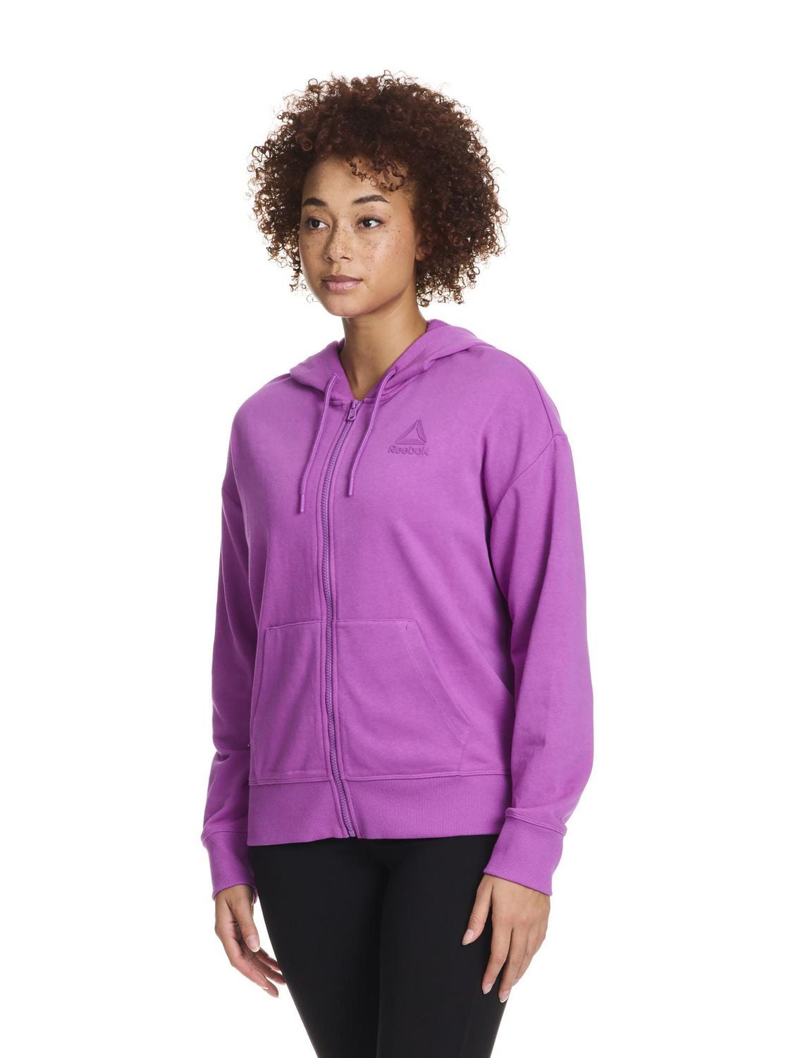 Sweat à capuche zippé pour femme Reebok Foundation Tailles XS-2XL