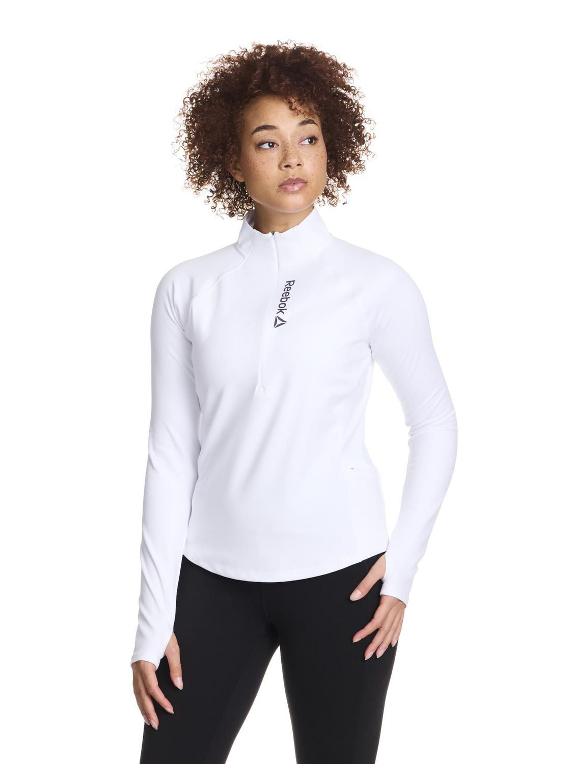 Reebok Women's On The Go Half Zip Jacket