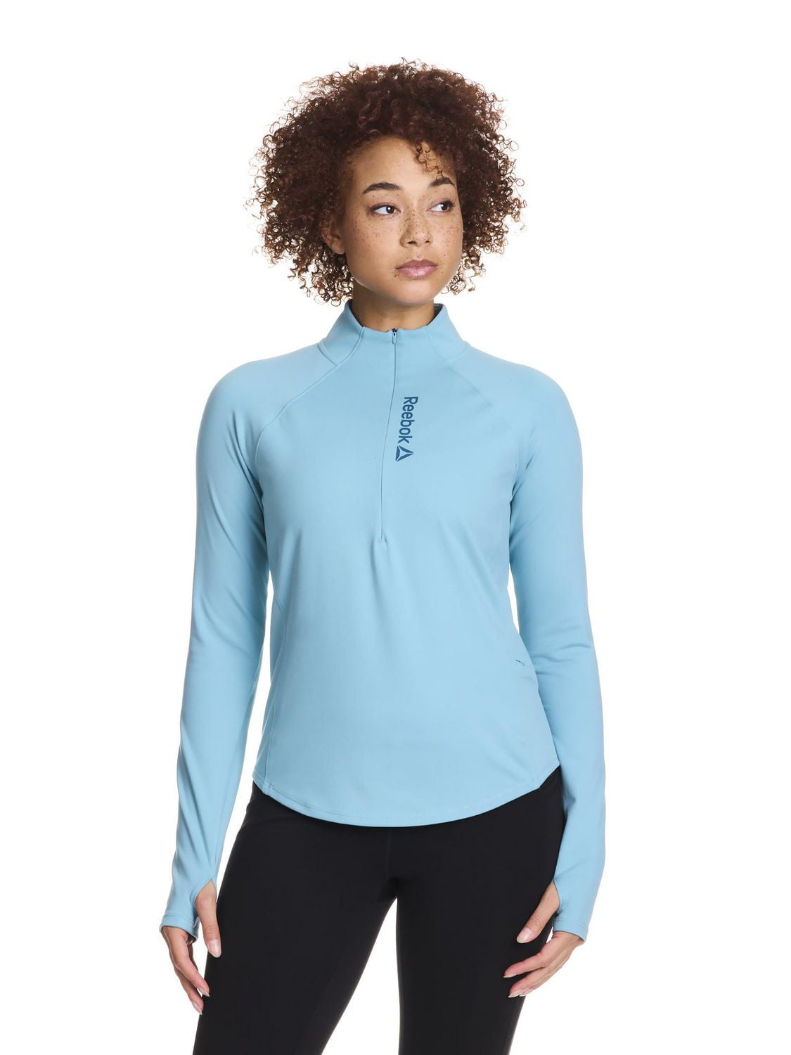 Reebok Women's On The Go Half Zip Jacket