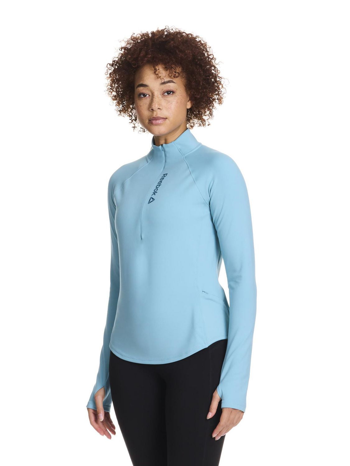 Reebok Women's On The Go Half Zip Jacket