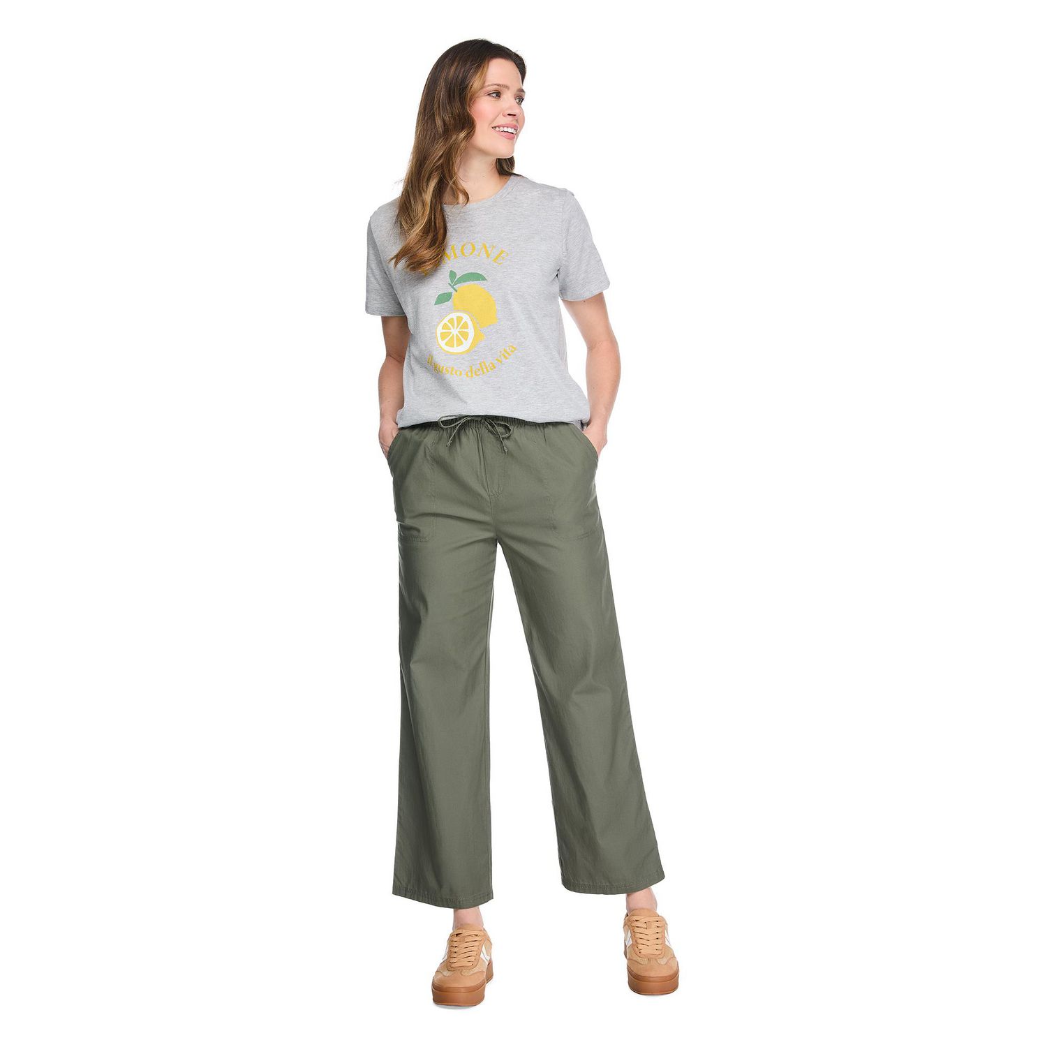 Pantalon de tous les jours en tencel Iyla pour femmes
