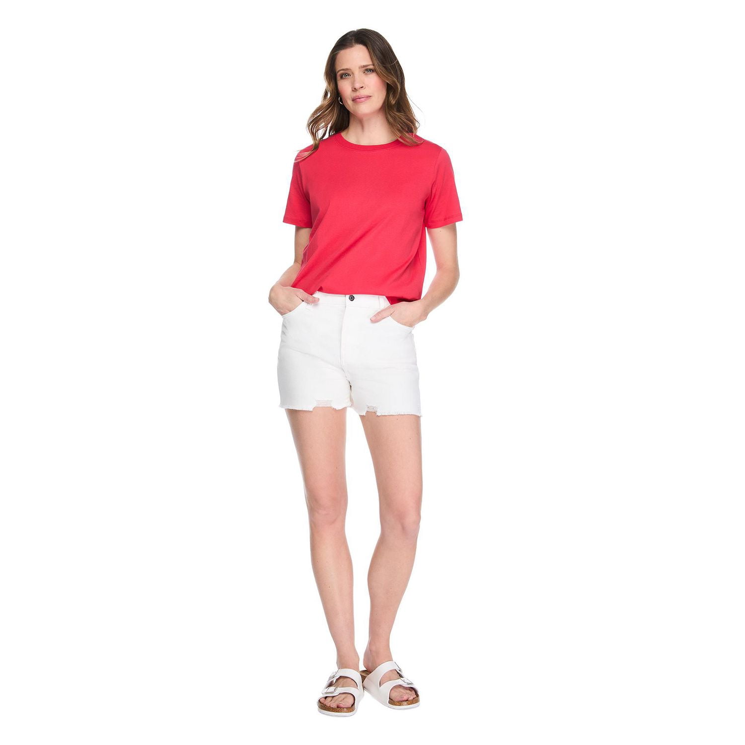T-shirt à encolure ras du cou George pour femmes