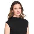thumbnail image 4 of George Women's Funnel-Neck Side Ruched Top, 4 of 6