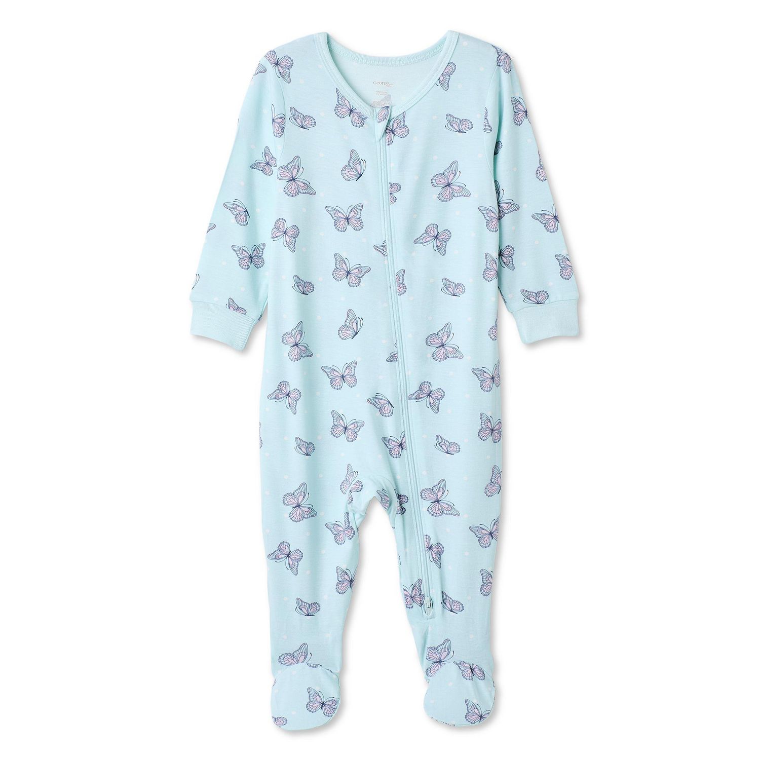 Grenouillère à fermeture éclair bidirectionnelle George pour bébés filles