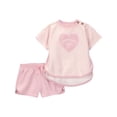 thumbnail image 1 of Child of Mine IG 2PC Short Set - Pink Stripe, 1 of 2