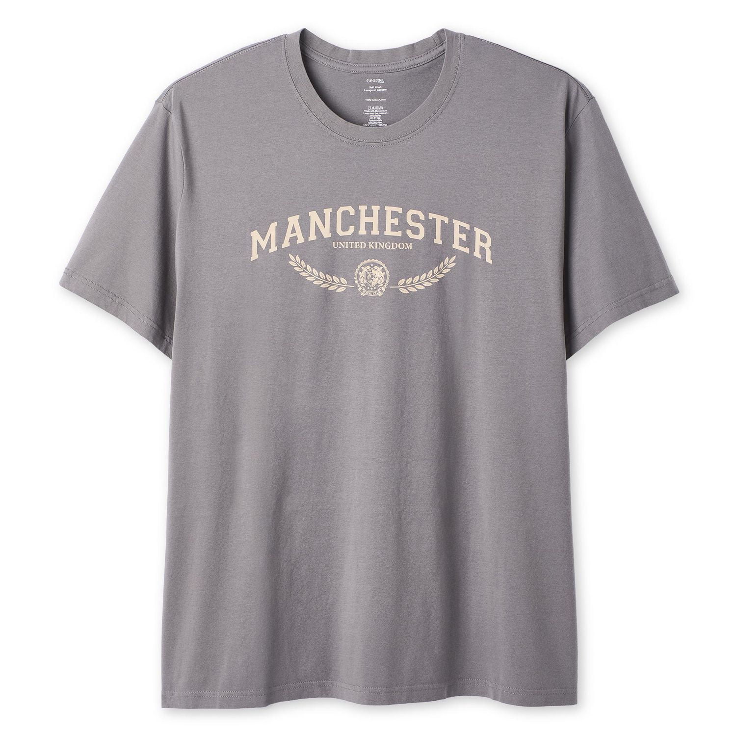 T-shirt à imprimé graphique George Plus pour hommes