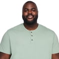 thumbnail image 4 of T-shirt henley délavé George Plus pour hommes, 4 of 6