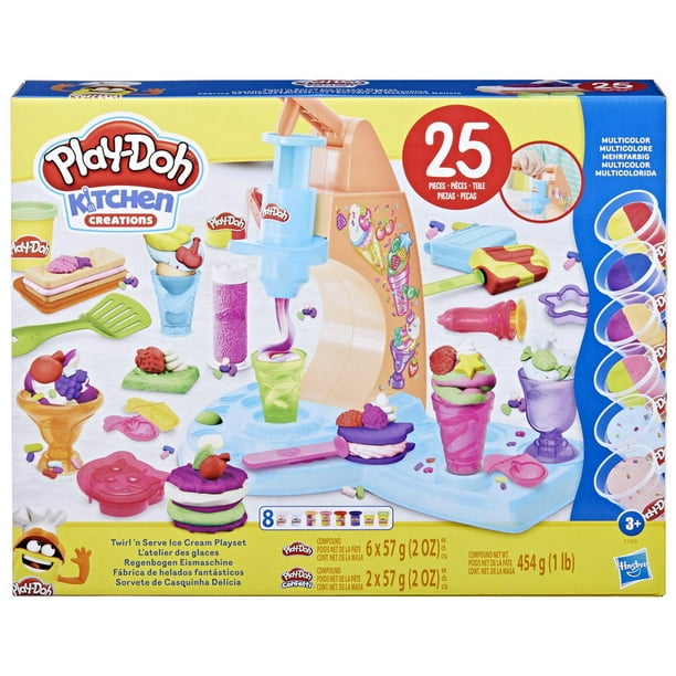 Play-Doh Kitchen Creations Busy Chef's Restaurant Playset, 2-Sided Play  Kitchen, Ages 3+ - Play-Doh