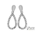 thumbnail image 4 of CZ Drop Earrings, 4 of 5