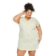 thumbnail image 1 of George Women's Plus V-Neckline Nightshirt, 1 of 6