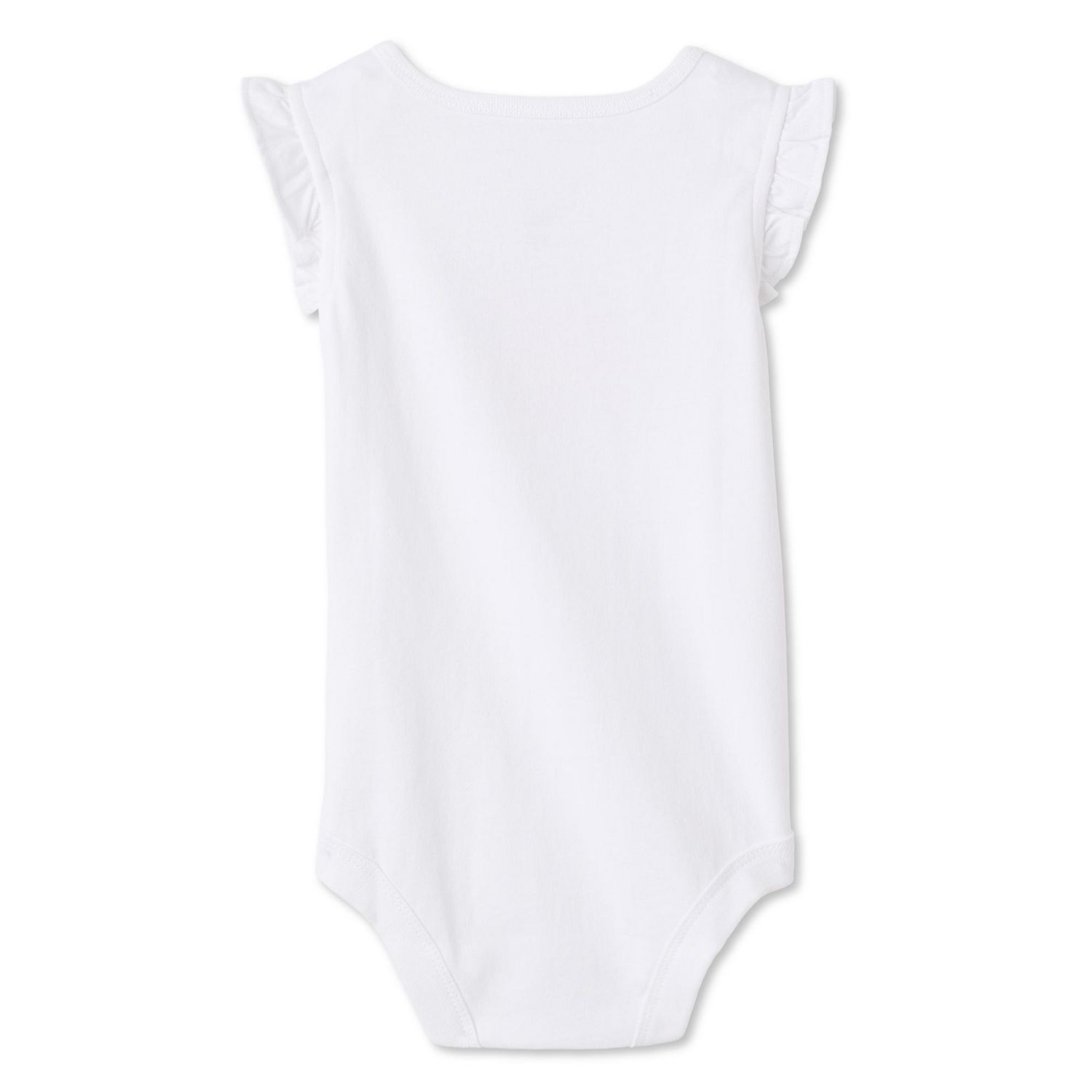 George Baby Girls' Flutter-Sleeve Bodysuit
