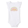 thumbnail image 1 of George Baby Girls' Flutter-Sleeve Bodysuit, 1 of 2