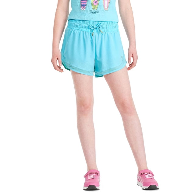 Short de course en maille Justice pour filles