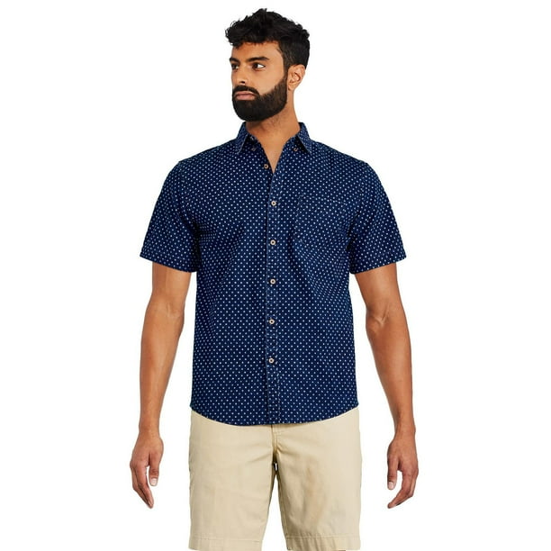 Men's Printed Denim Shirt Walmart.ca