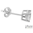 thumbnail image 2 of CZ Stud Earrings - 5mm, 2 of 5