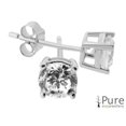 thumbnail image 3 of CZ Stud Earrings - 5mm, 3 of 5