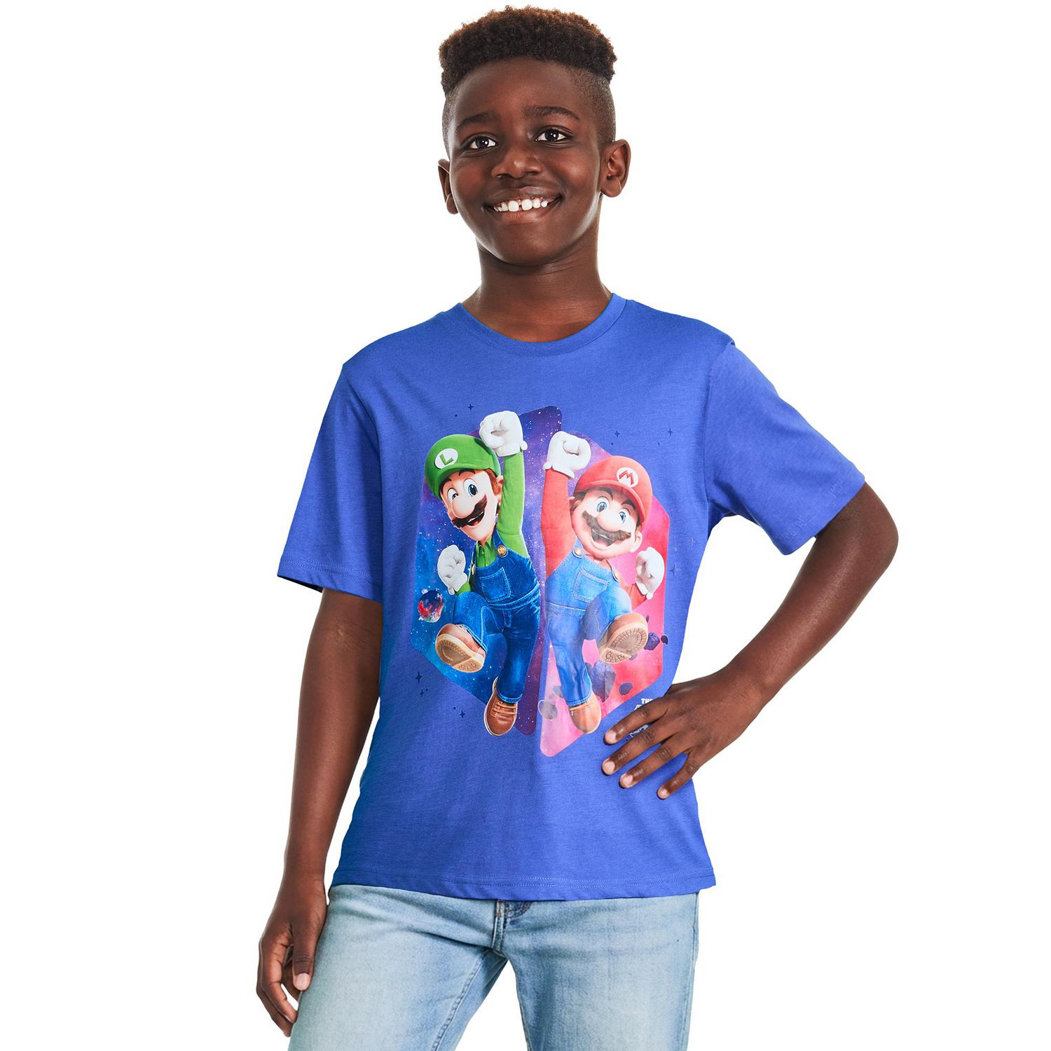 T-shirt Mario et Luigi Super Galaxy : Le Film pour garçons