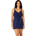 thumbnail image 1 of Lands' End Women's Size S-XXL Nylon Spandex Swim Dress, 1 of 5