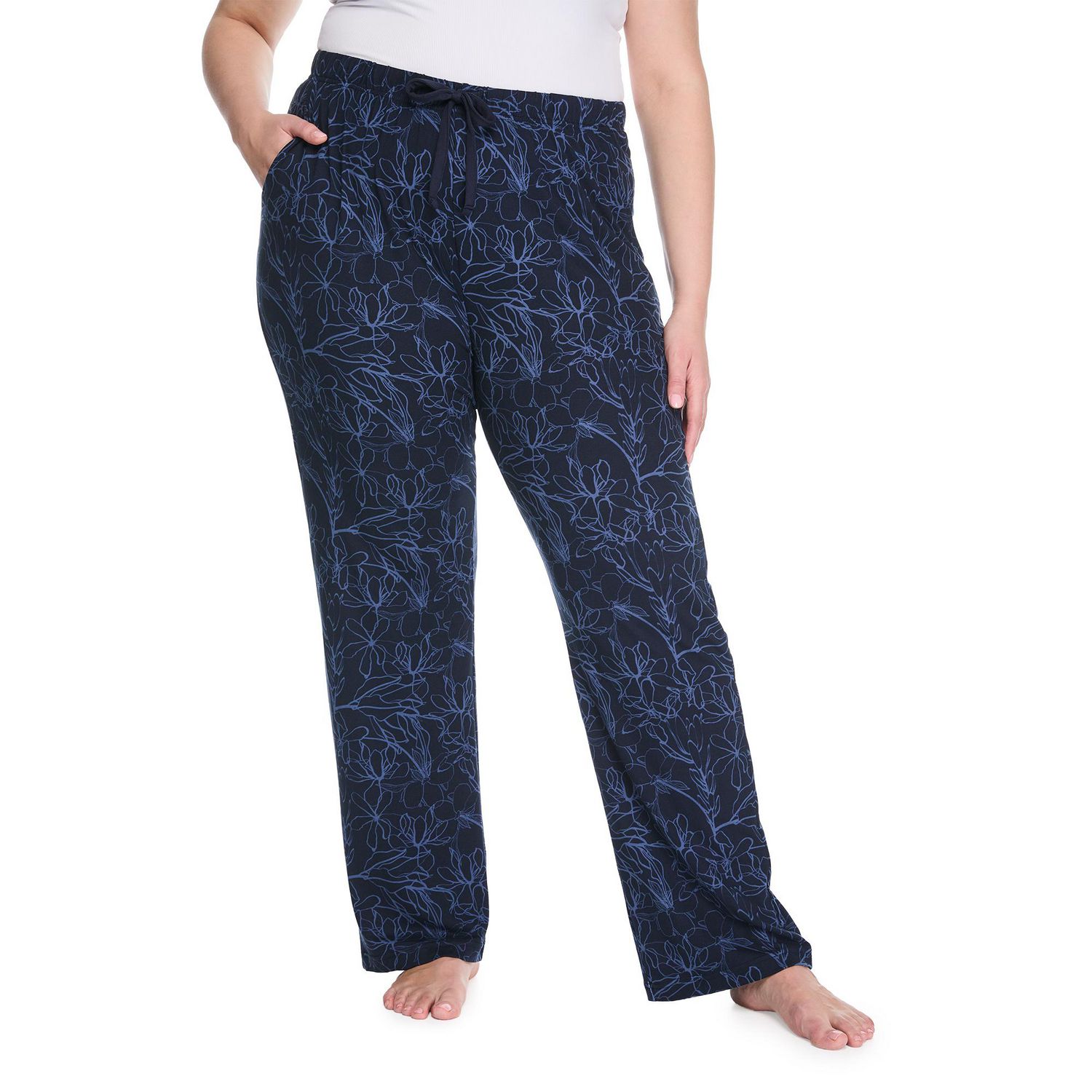 Pantalon de pyjama à effet peau pêche George Plus pour femmes
