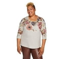 thumbnail image 1 of Penmans Plus Women's 3/4 Sleeve Top, 1 of 6