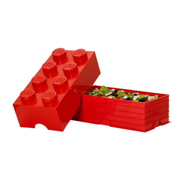 LEGO - BOITE DE RANGEMENT 8 plots - Rose : : Cuisine et Maison