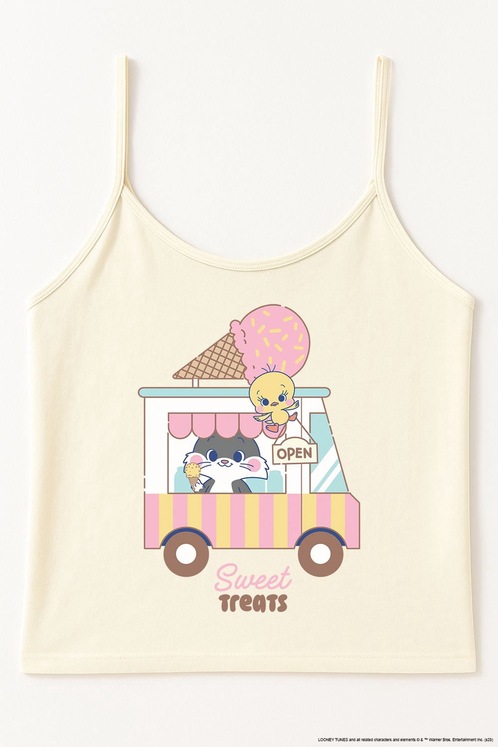 Ensemble de Pyjama Camisole et Short Looney Tunes Sweet Treats Pour Femmes Tweety et Sylvester - 2 Pièces