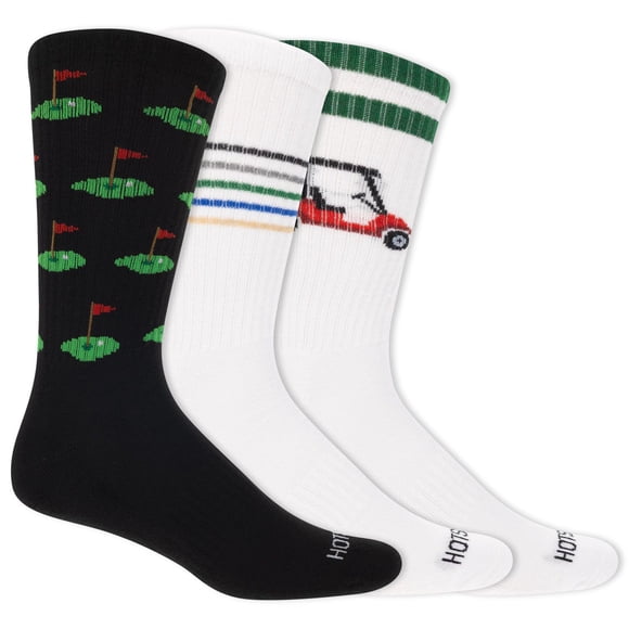 HOTSOX Chaussettes Coussinées de mode pour hommes. 3 paires. Taille 6-12