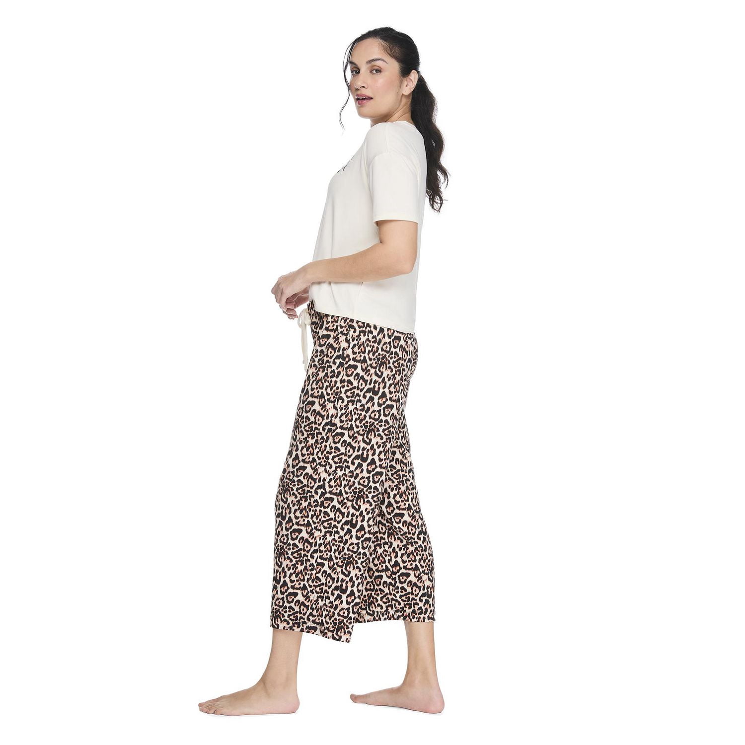George Women's Two Piece Capri Pajama Set