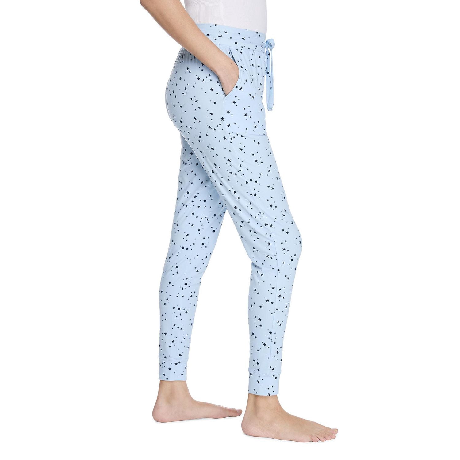 Jogger de nuit à effet peau pêche George pour femmes