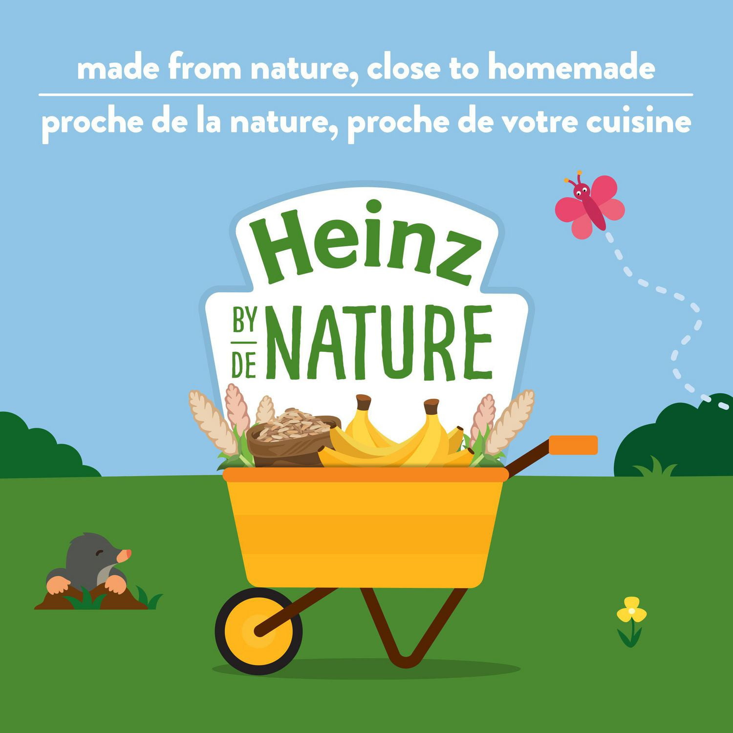 Les Aliments Biologiques Pour Bebes Heinz De Nature Bananes Riz Brun Et Quinoa En Puree Walmart Canada