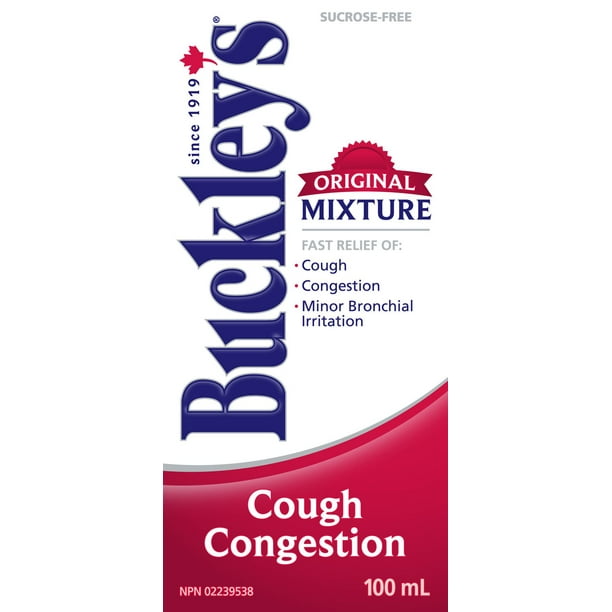 Buckley Toux Congestion bronchique 100 mL sans saccharose