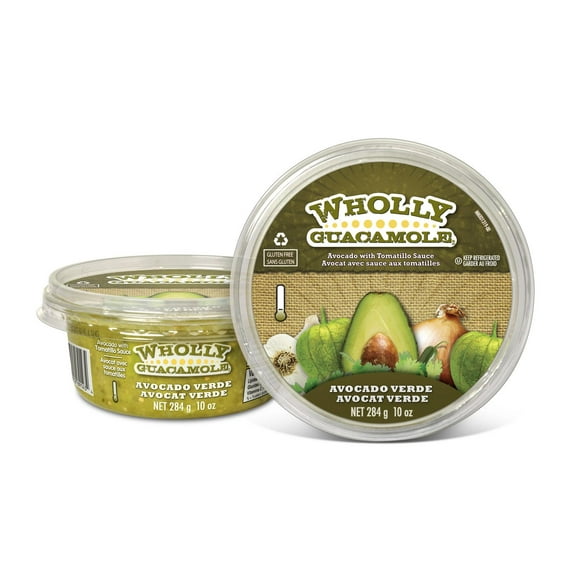 Wholly Guacamole Avo Verde Salsa Mild Avocado with Tomatillo Salsa, Wholly Avo Verde Salsa 284g