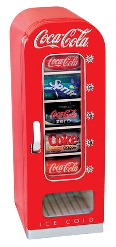 Coca Cola 10 Can Ac Dc Retro Vending Electric Cooler 0 64 Cubic