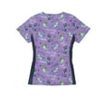 thumbnail image 2 of Purrfectly Chill V-Neck Print Scrub Top, 2 of 2