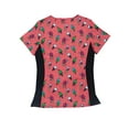 thumbnail image 2 of Sweet On You V-Neck Print Scrub Top, 2 of 2