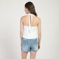 thumbnail image 3 of Bloom Girl, Button Front Halter Top, Sizes XS-XL, 3 of 5